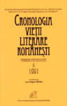 Cronologia vietii literare romanesti, vol II