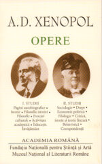 <i>Opere</I., vol. I-II,<br>de A.D. Xenopol